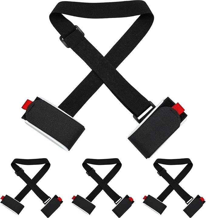Suojahihnat / Suksipidikkeet - Kantohihna Suksille - 4-Pack