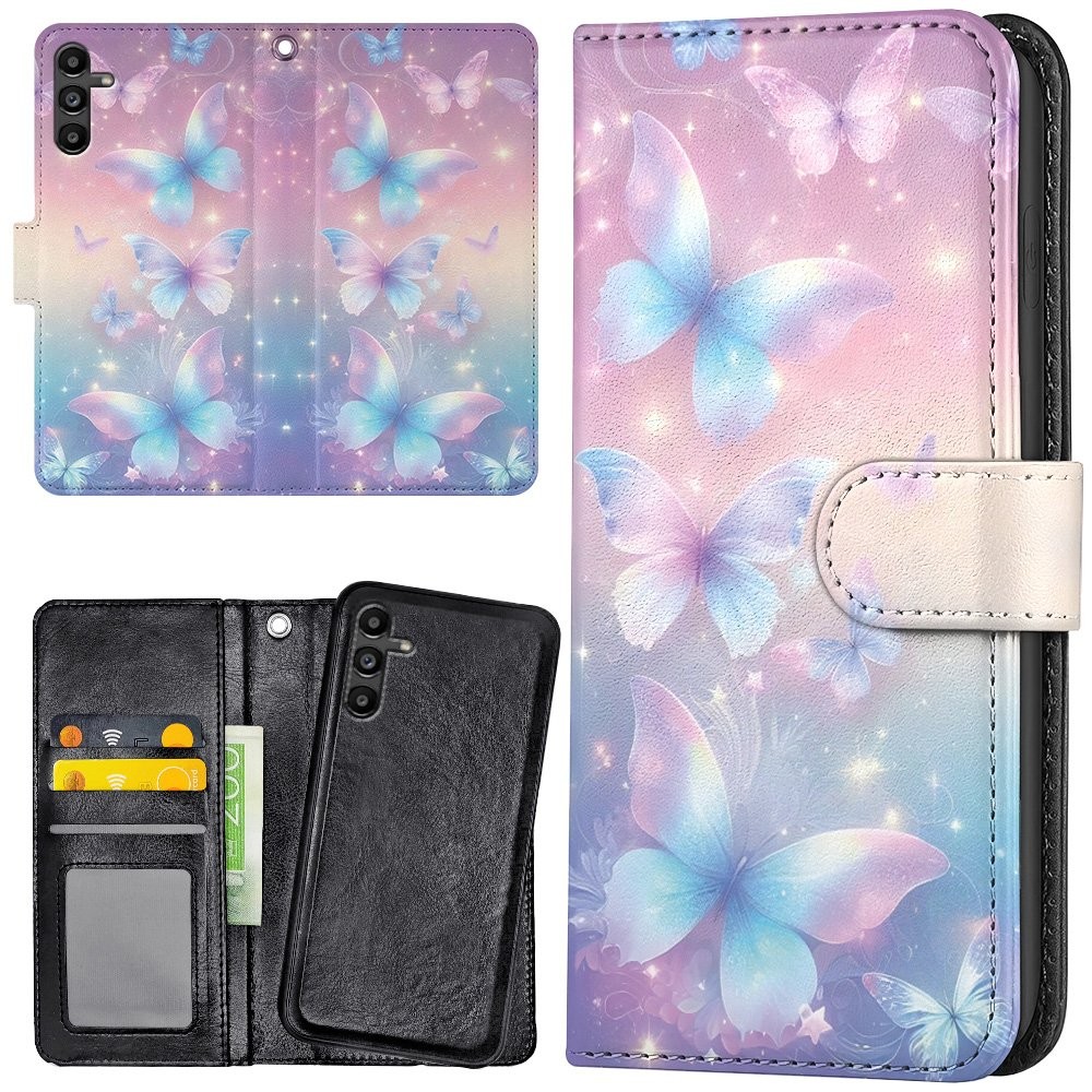 Samsung Galaxy A55 5G - Plånboksfodral/Skal Butterflies