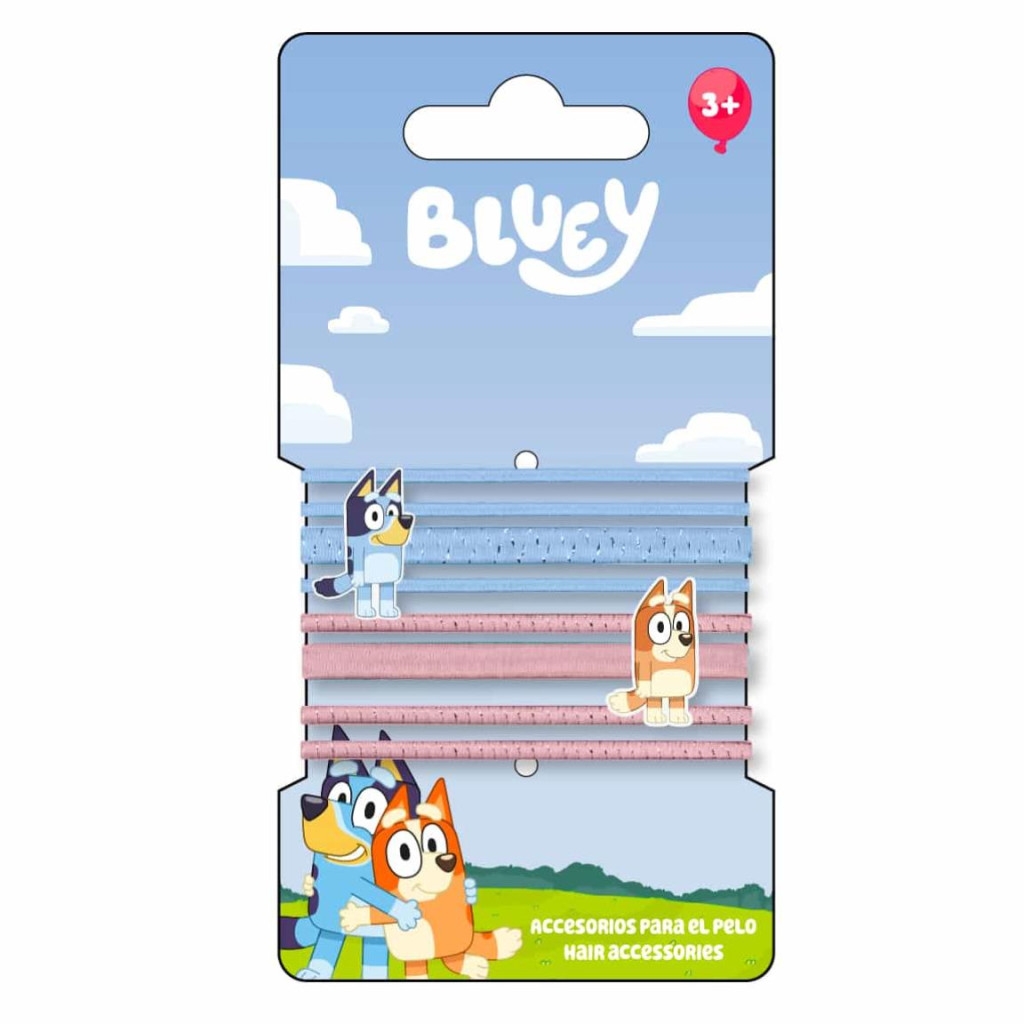 Bluey hårbåndsett 8 deler - Stilige og fargerike tilbehør for barn