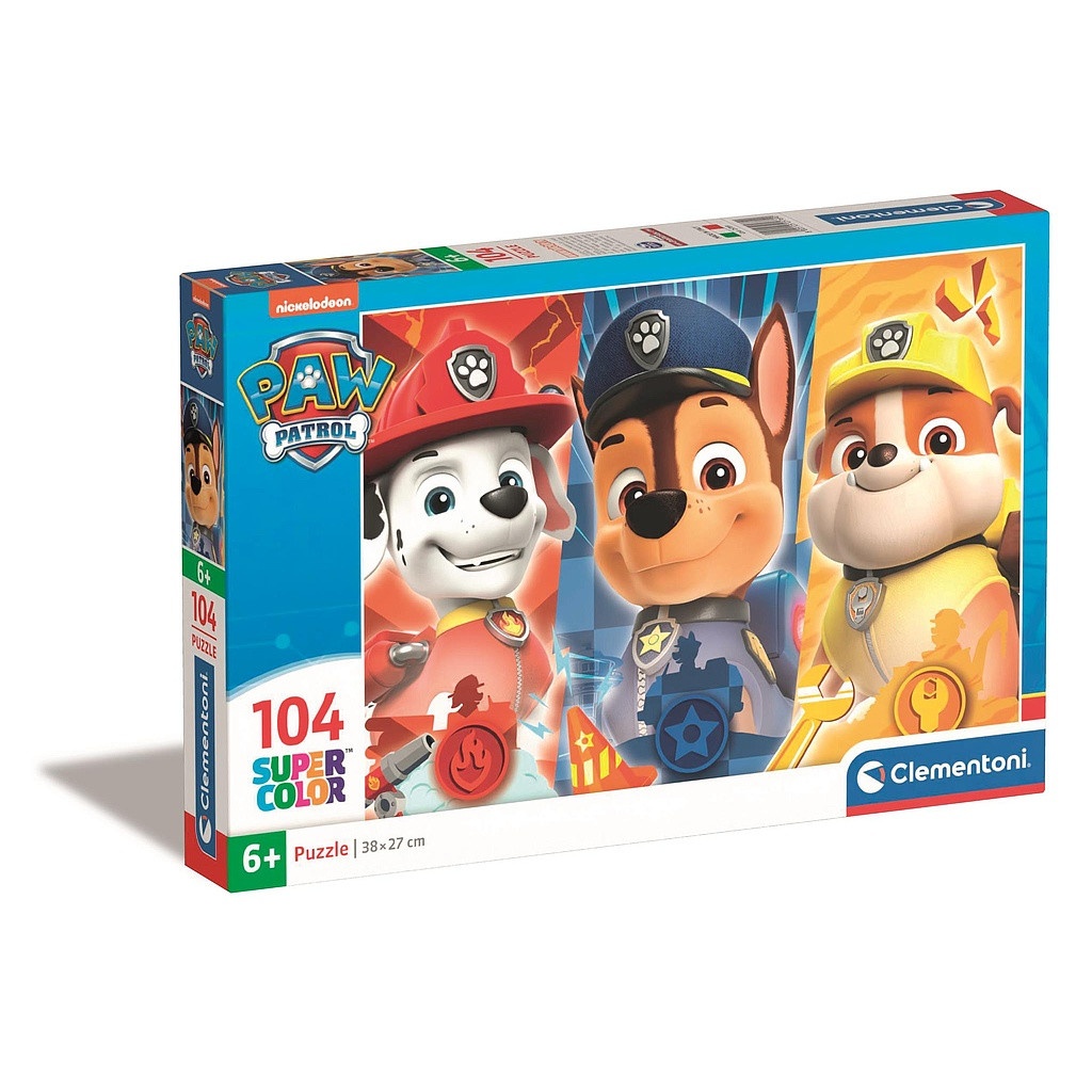 Paw Patrol Pussel med 104 Bitars – Clementoni | CDON
