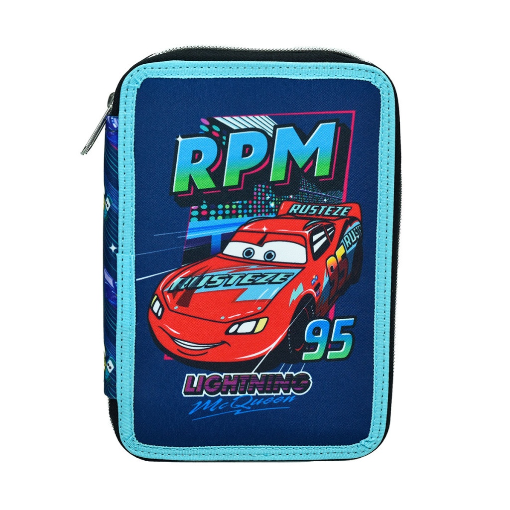 Disney Cars pennfodral med Lightning, 2 fack