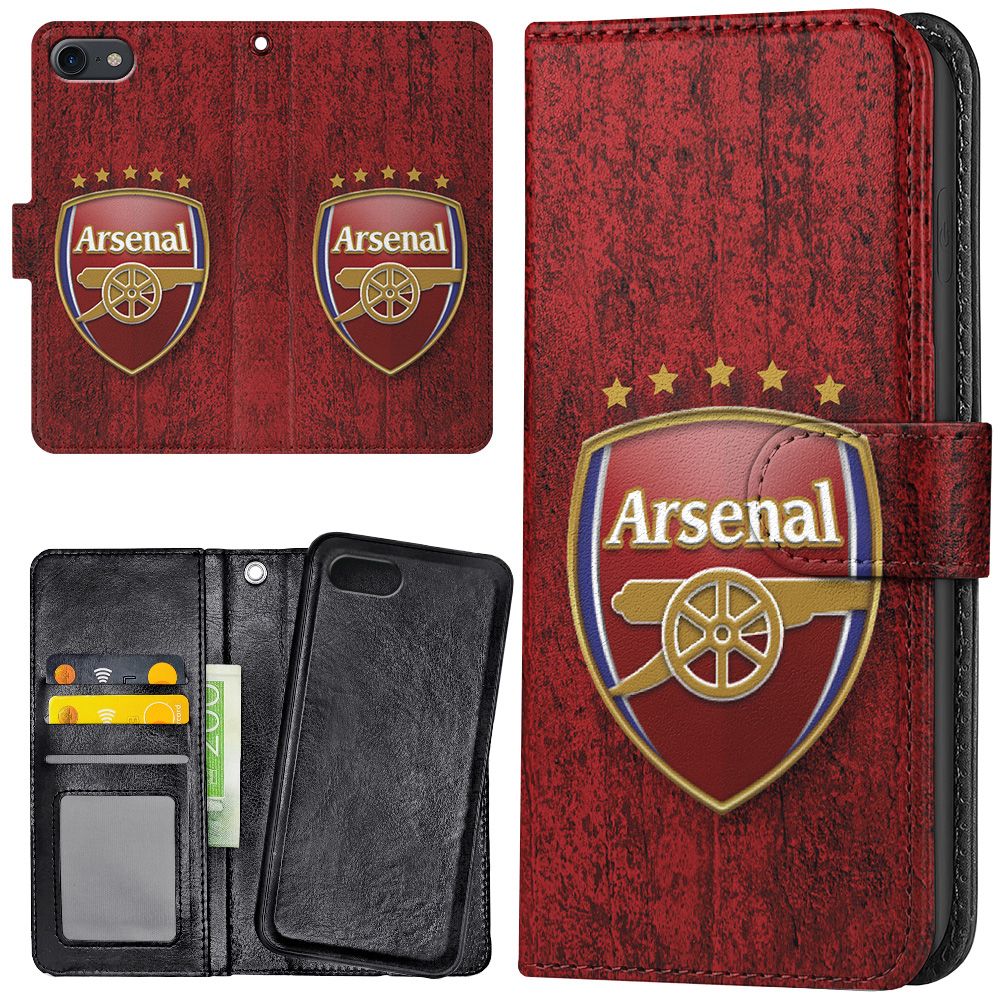 iPhone 16e/17e - Plånboksfodral/Skal Arsenal