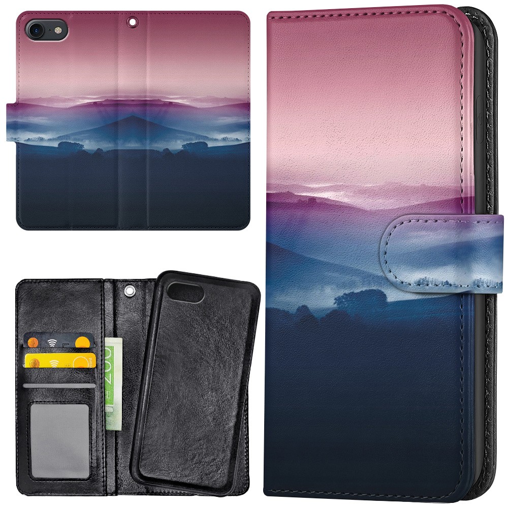 iPhone 16e/17e - Plånboksfodral/Skal Färgrika Dalar