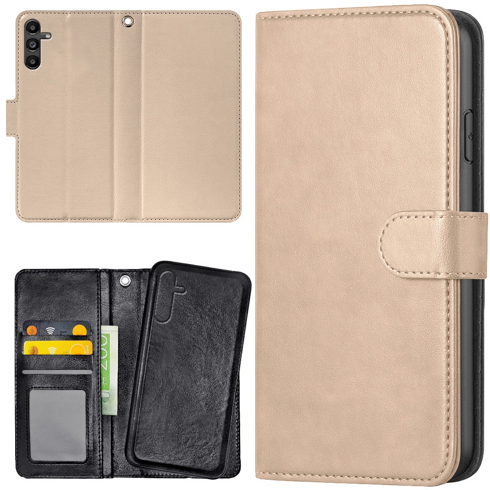 Samsung Galaxy S25 - Plånboksfodral/Skal Beige
