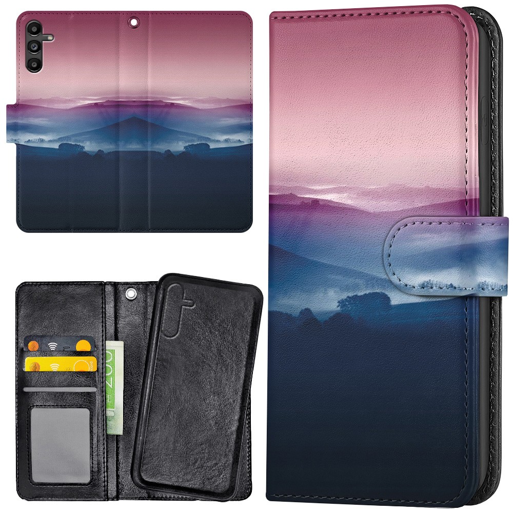 Samsung Galaxy S25 Plus - Plånboksfodral/Skal Färgrika Dalar