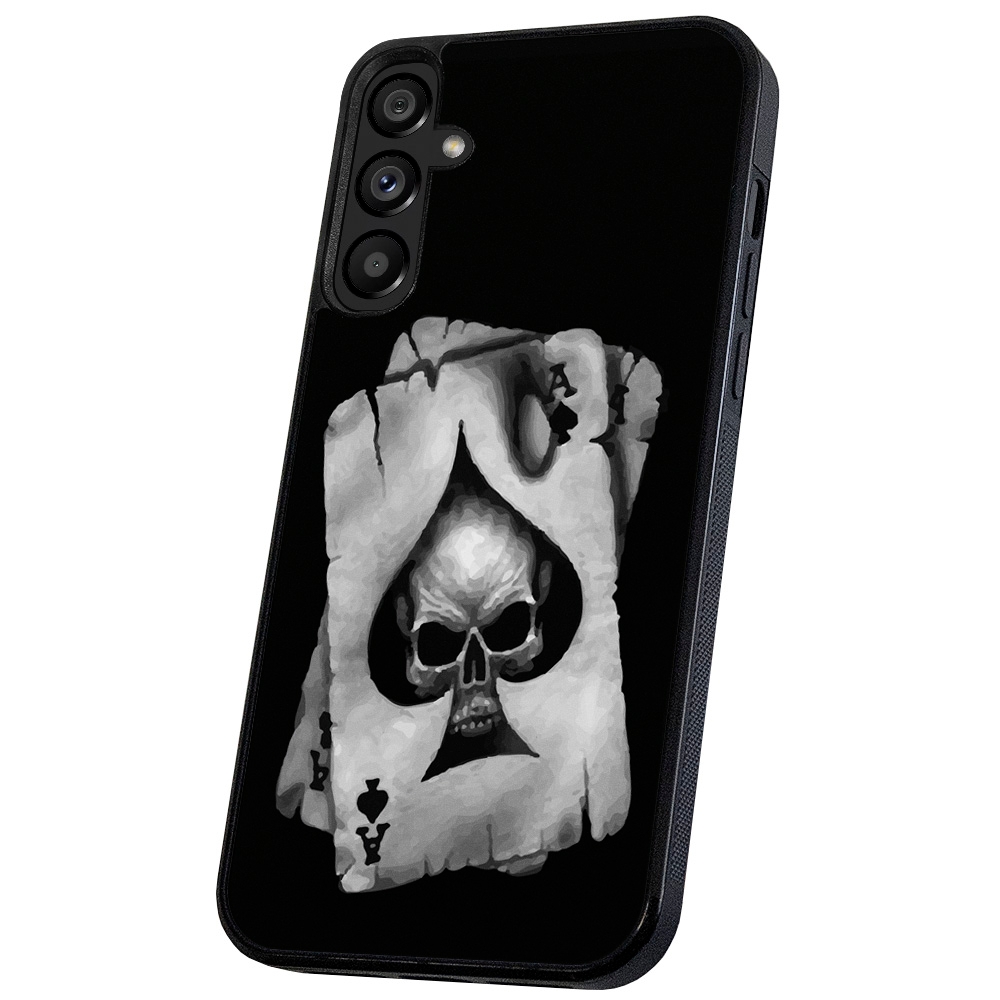 Samsung Galaxy A56 5G - Skal/Mobilskal Döskalle Kortlek