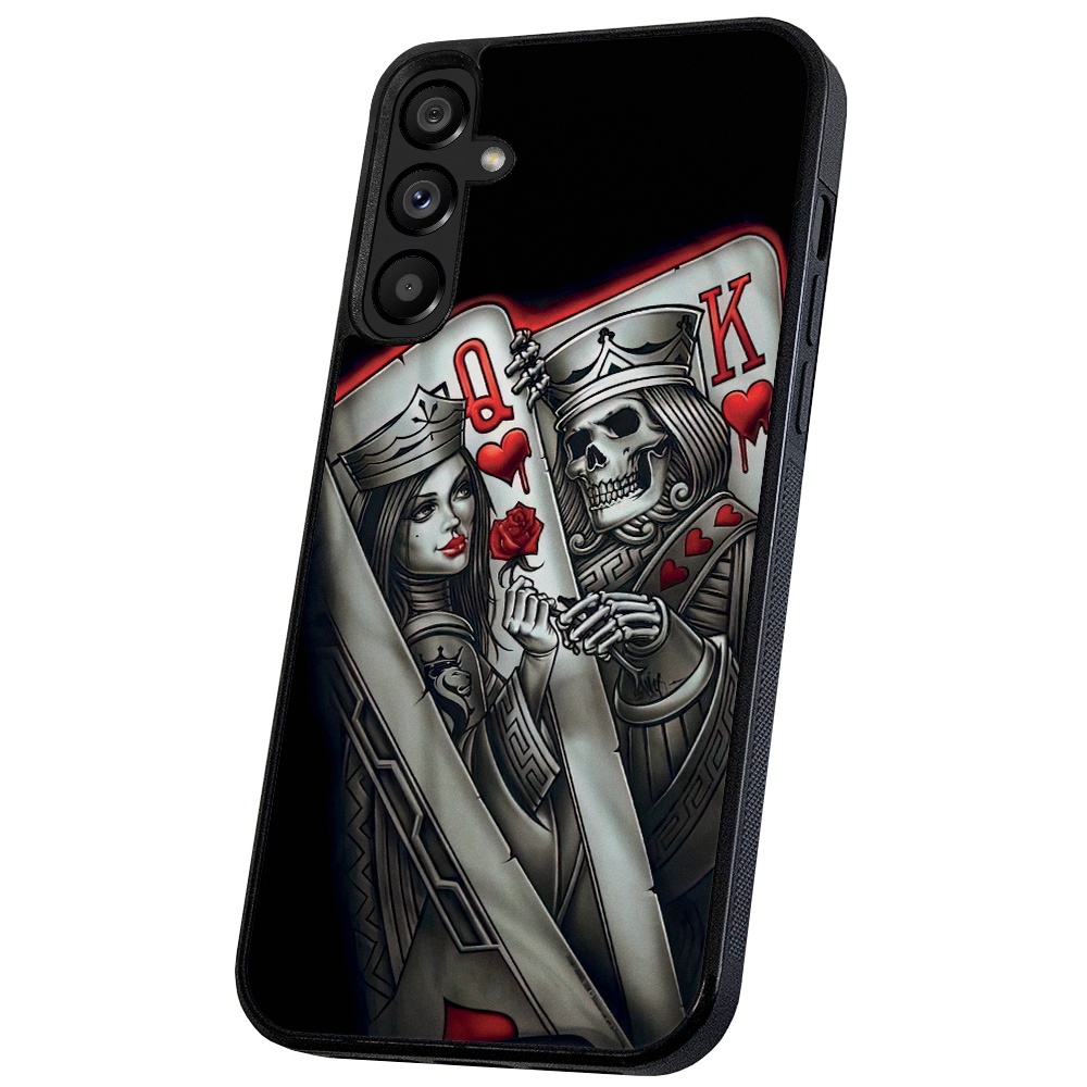 Samsung Galaxy A36 5G - Skal/Mobilskal King Queen Kortlek