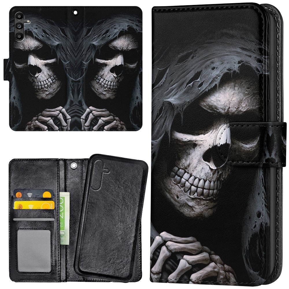 Samsung Galaxy A36 5G - Plånboksfodral/Skal Grim Reaper