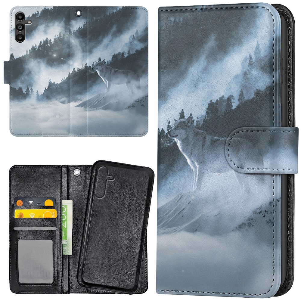 Samsung Galaxy A56 5G - Plånboksfodral/Skal Arctic Wolf