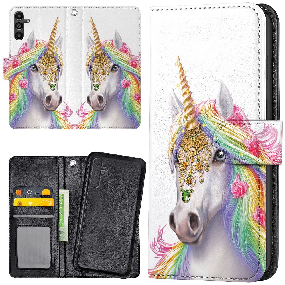 Samsung Galaxy A56 5G - Plånboksfodral/Skal Unicorn/Enhörning
