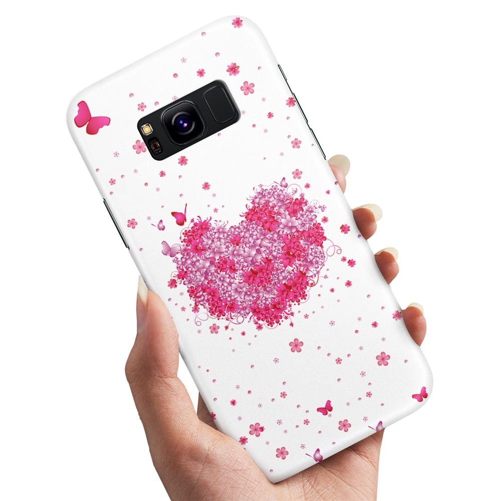 Skal / Mobilskal till Samsung Galaxy S8 - Blomhjärta