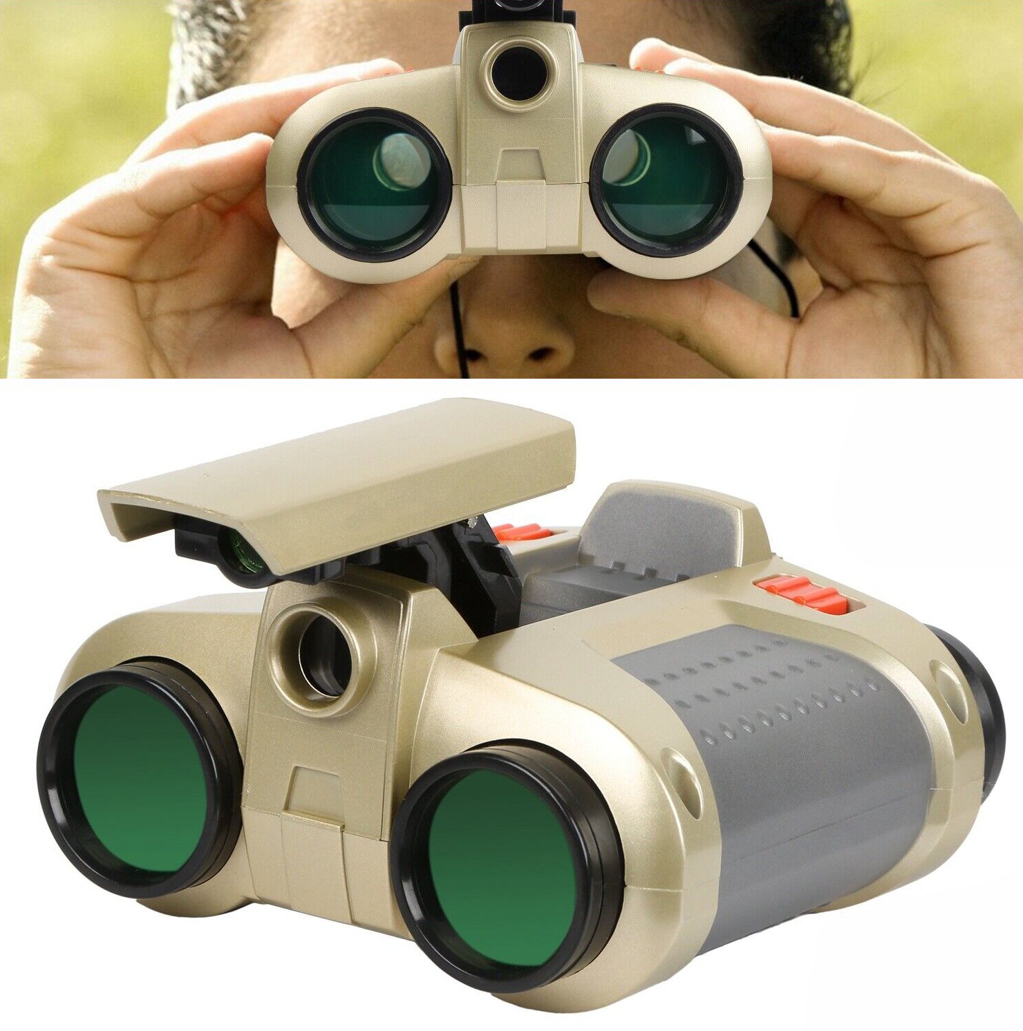 Nattkikkert med Popup Belysning for Barn – 4 x 30 mm