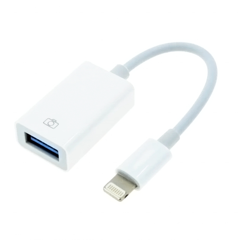 iPhone Adapter til USB - USB 2.0 Hunn til Lightning - OTG