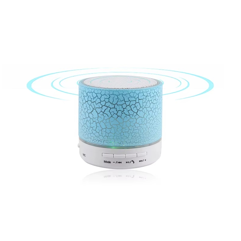 Högtalare - Bluetooth med LED - Portabel & Miniformat - White