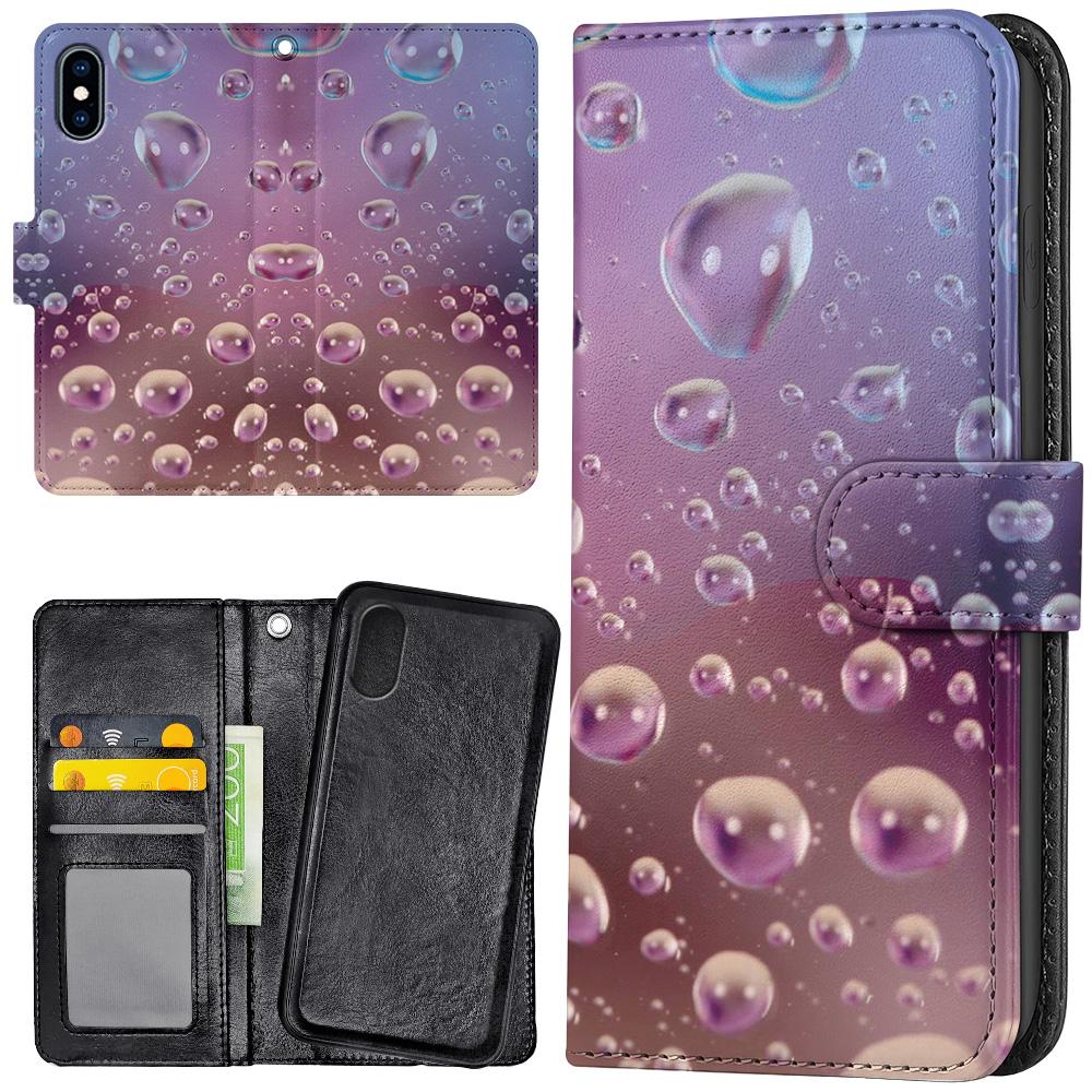 iPhone XR - Plånboksfodral/Skal Bubblor