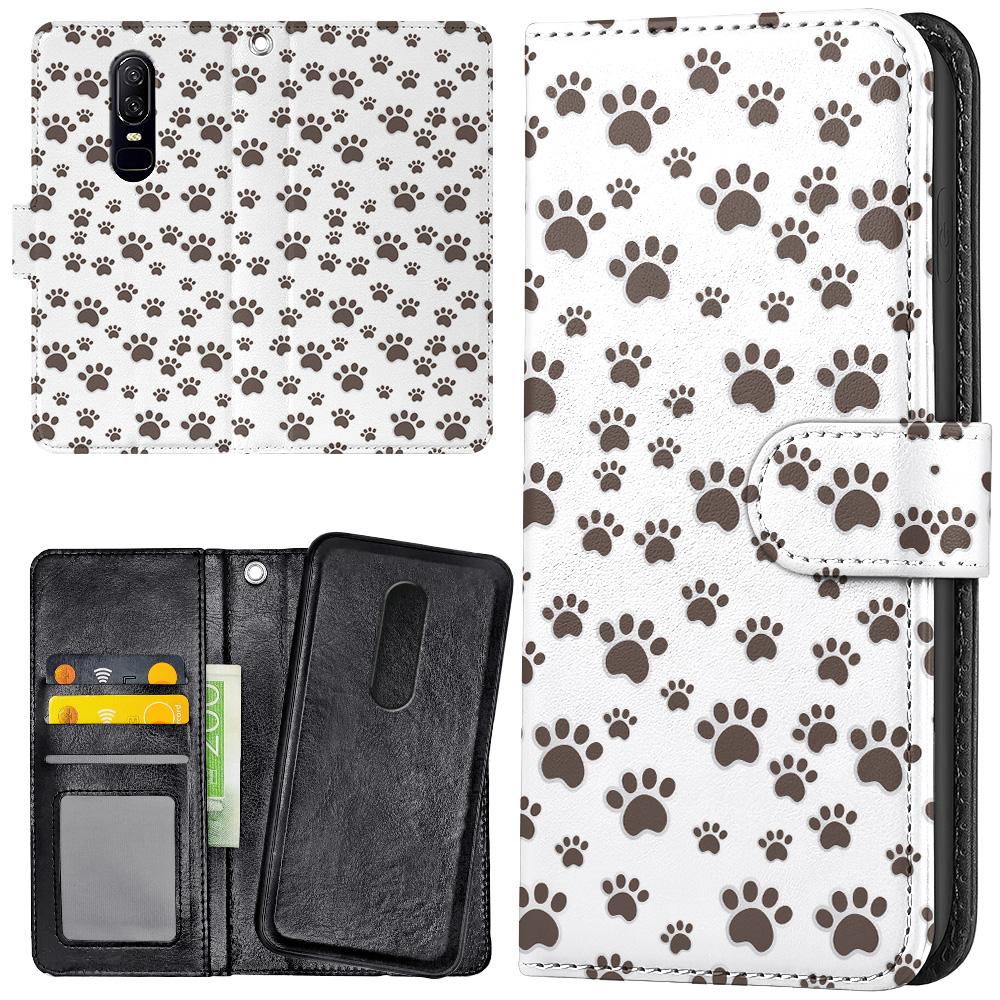 Mi 9T/9T Pro - Plånboksfodral/Skal Paw Pattern
