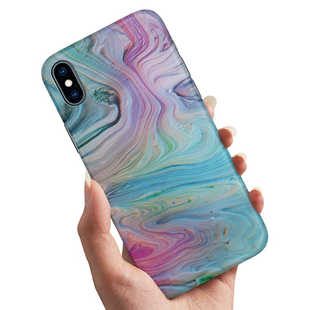 Skal / Mobilskal till iPhone XS Max - Målarfärg Mönster