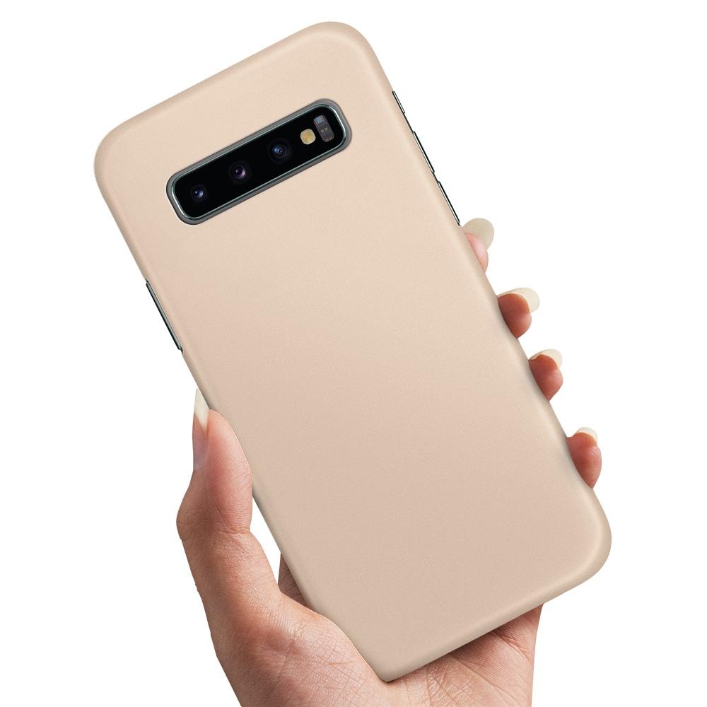 Skal / Mobilskal till Samsung Galaxy S10e - Beige