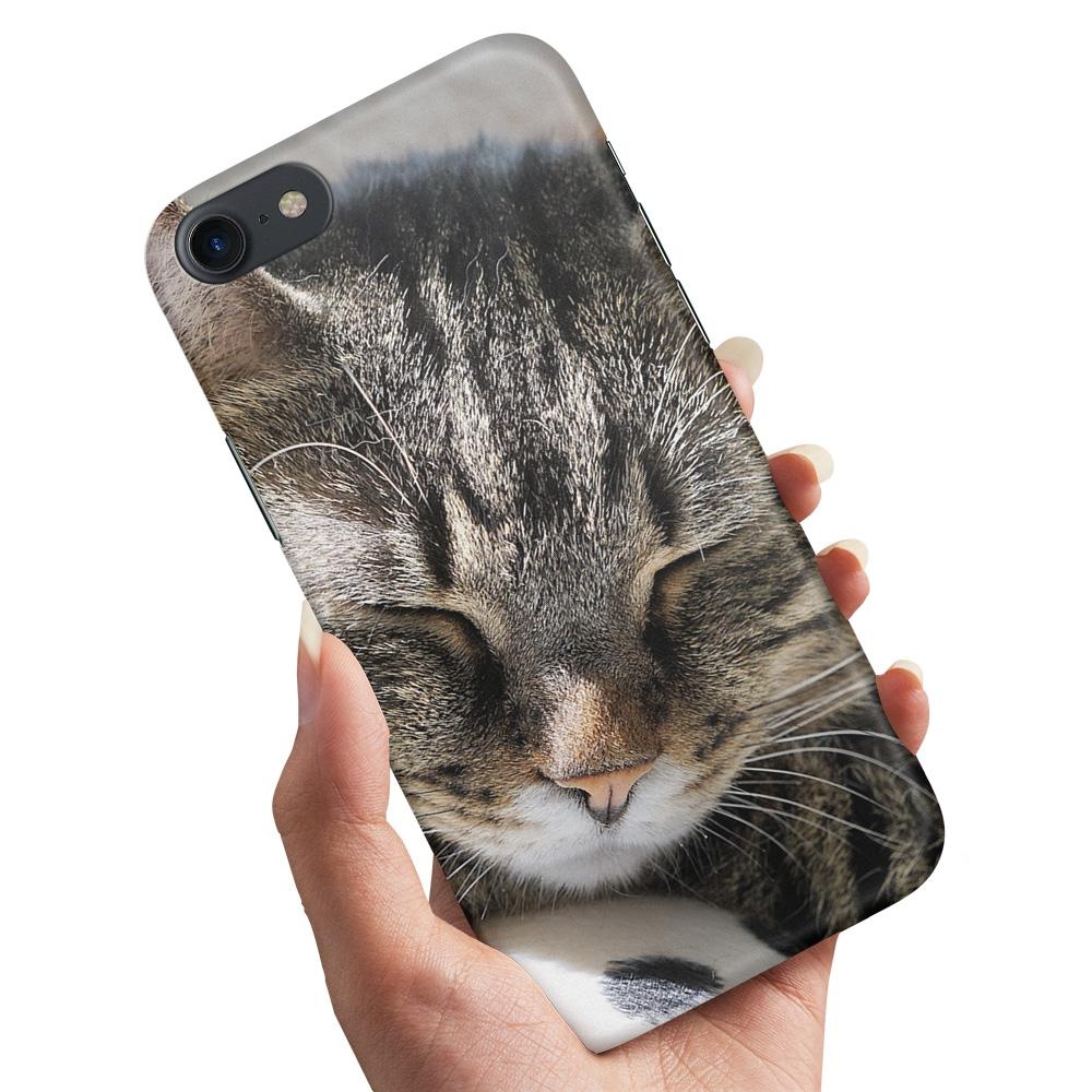 Skal / Mobilskal till iPhone 6 / 6s Plus - Sovande Katt