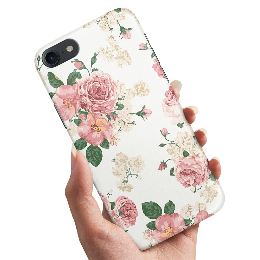 Skal / Mobilskal till iPhone 6 / 6s Plus - Retro Blommor