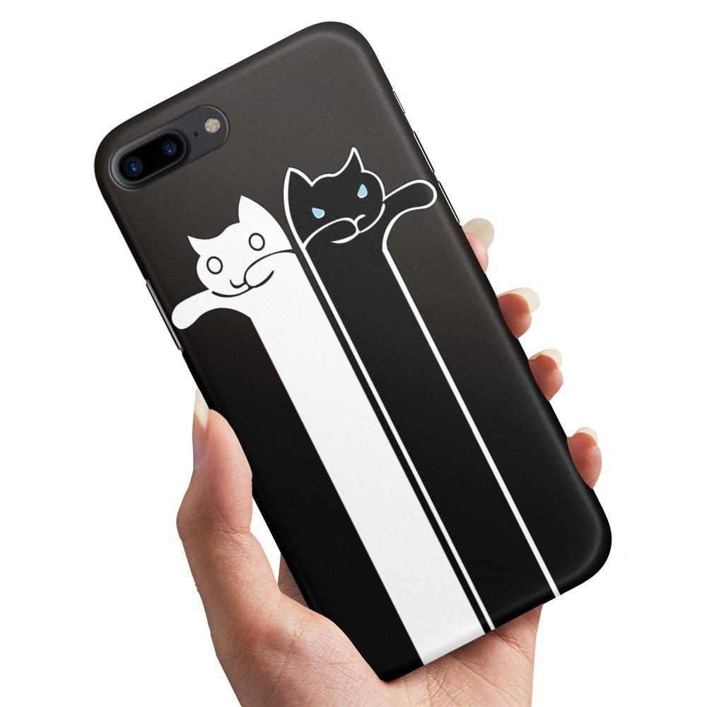 Skal / Mobilskal till iPhone 7 / 8 Plus - Avlånga Katter