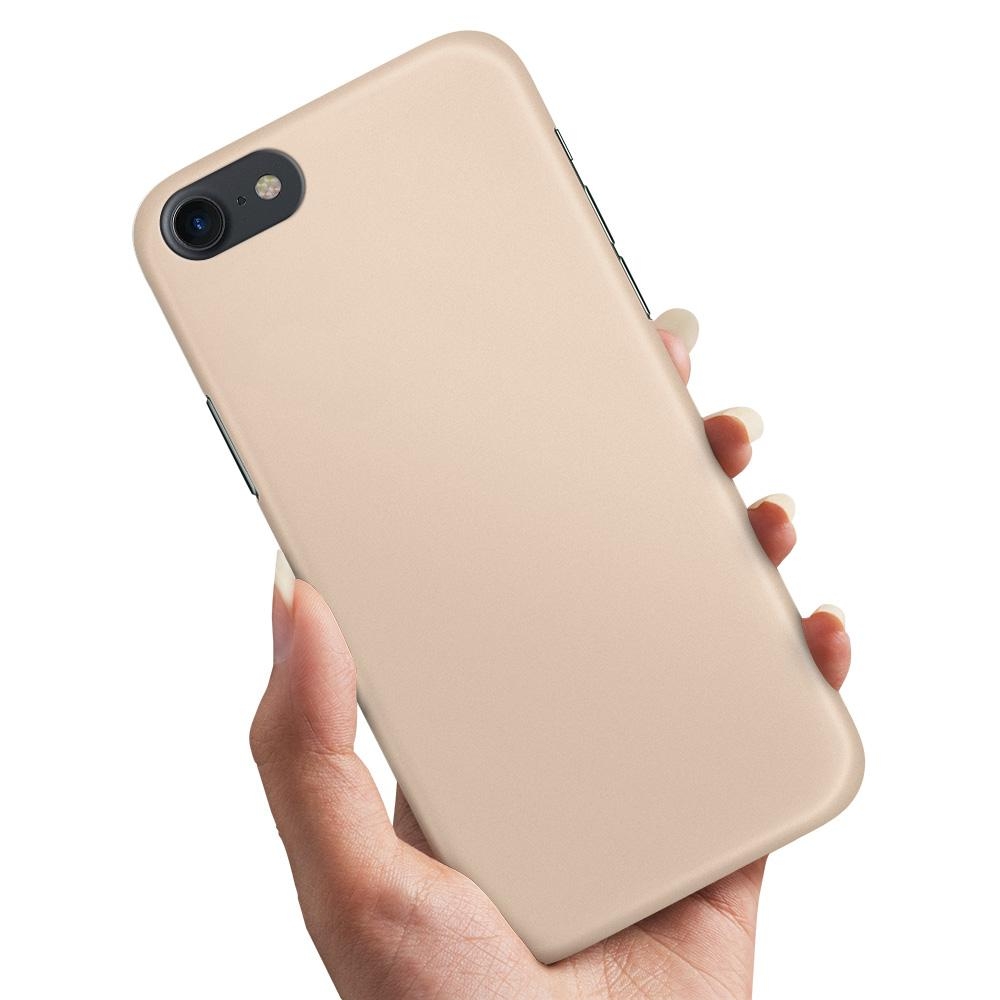 iPhone 7/8/SE - Deksel/Mobildeksel Beige