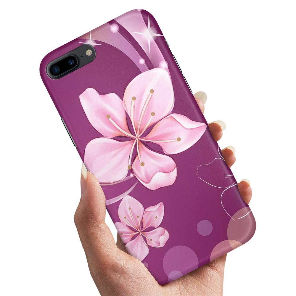 Skal / Mobilskal till iPhone 7 / 8 Plus - Vit Blomma