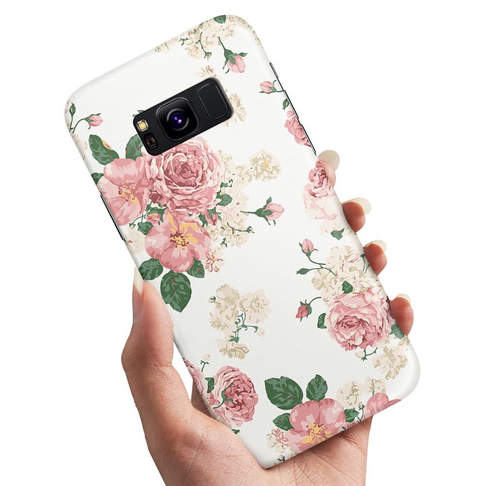 Skal / Mobilskal till Samsung Galaxy S8 Plus - Retro Blommor