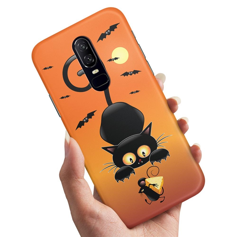 Skal / Mobilskal till OnePlus 7 Pro - Katt och Mus