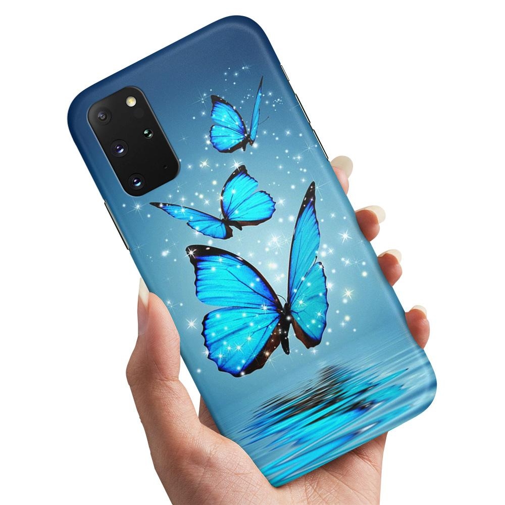Skal / Mobilskal till Samsung Galaxy A51 - Glittrande Fjärilar