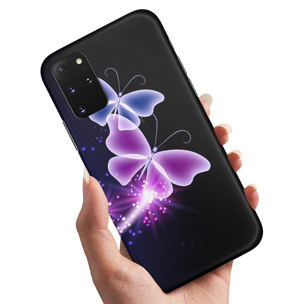 Skal / Mobilskal till Samsung Galaxy S20 Plus - Lila Fjärilar