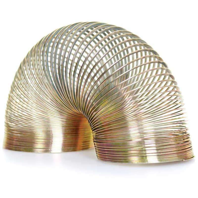 Mini Slinky i Metall – Trappefjær for Barn