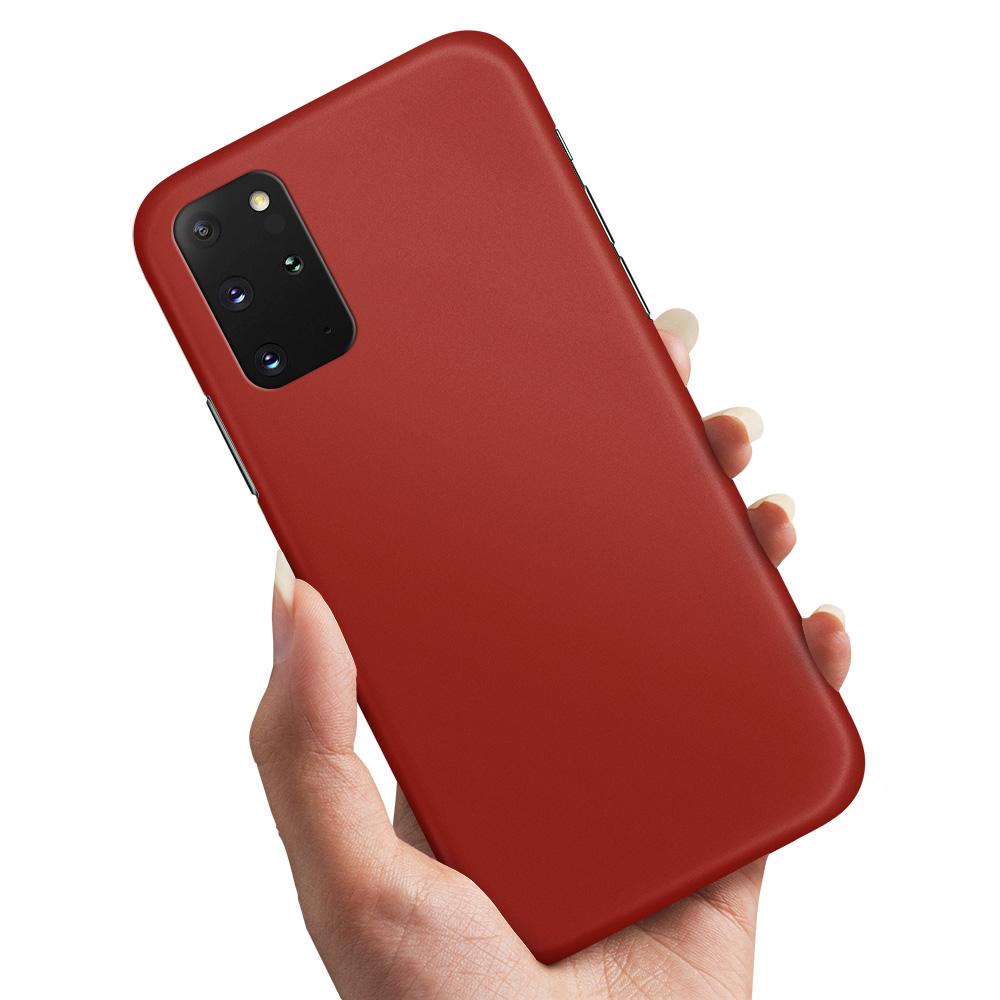 Skal / Mobilskal till Samsung Galaxy A41 - Mörkröd