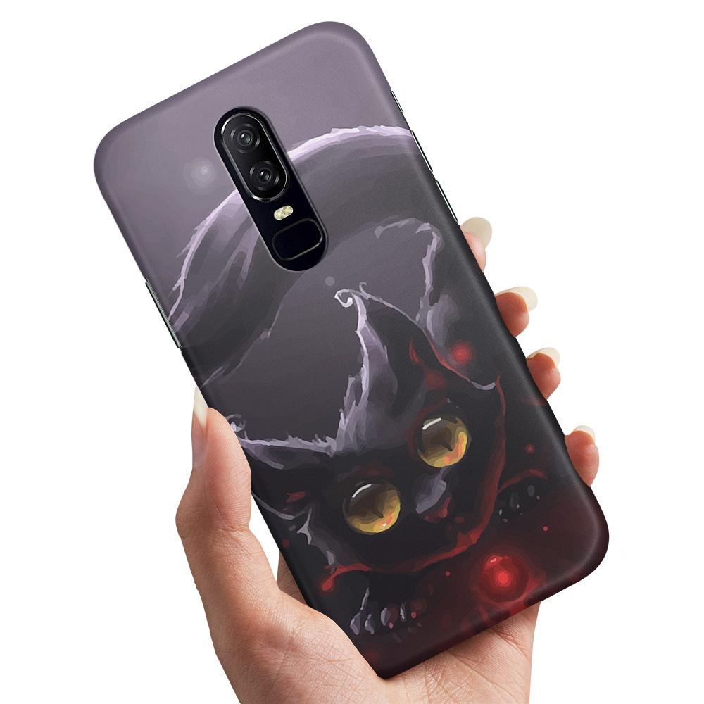 Skal / Mobilskal till OnePlus 8 - Svart Katt