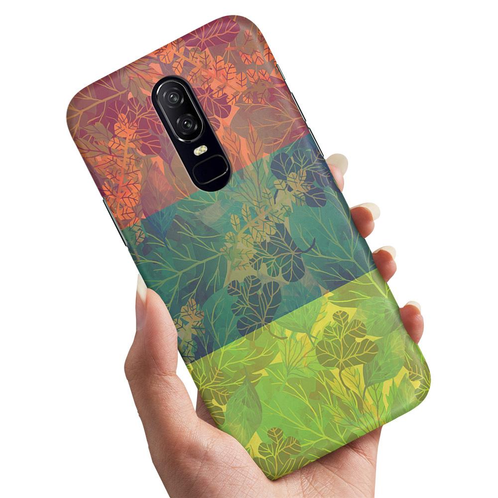 Skal / Mobilskal till OnePlus 8 - Lövmönster
