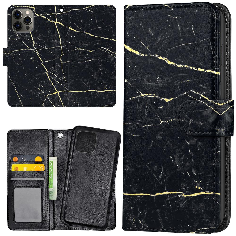 iPhone 12 Pro Max - Plånboksfodral/Skal Marmor