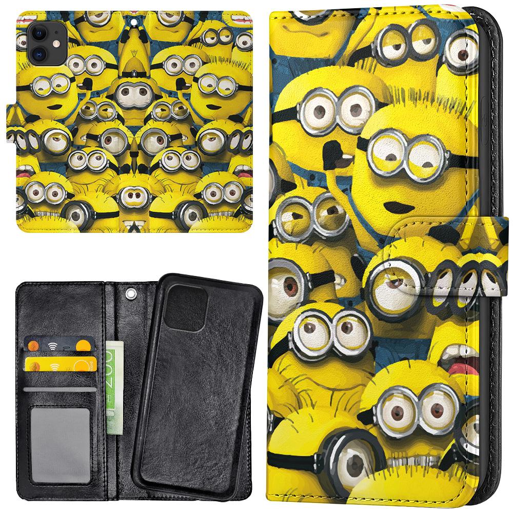 iPhone 12 Mini - Plånboksfodral/Skal Minions
