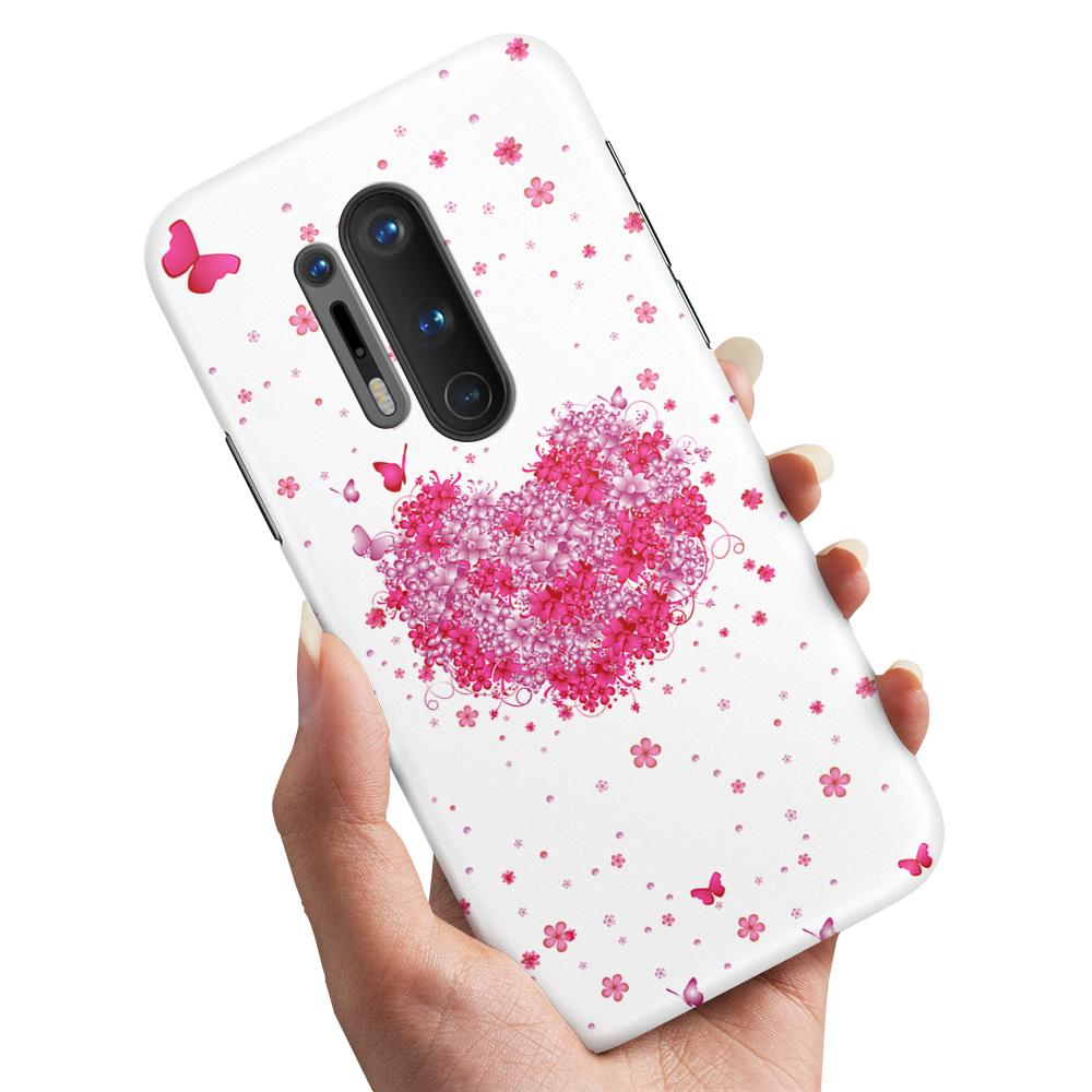 Skal / Mobilskal till OnePlus 8 Pro - Blomhjärta