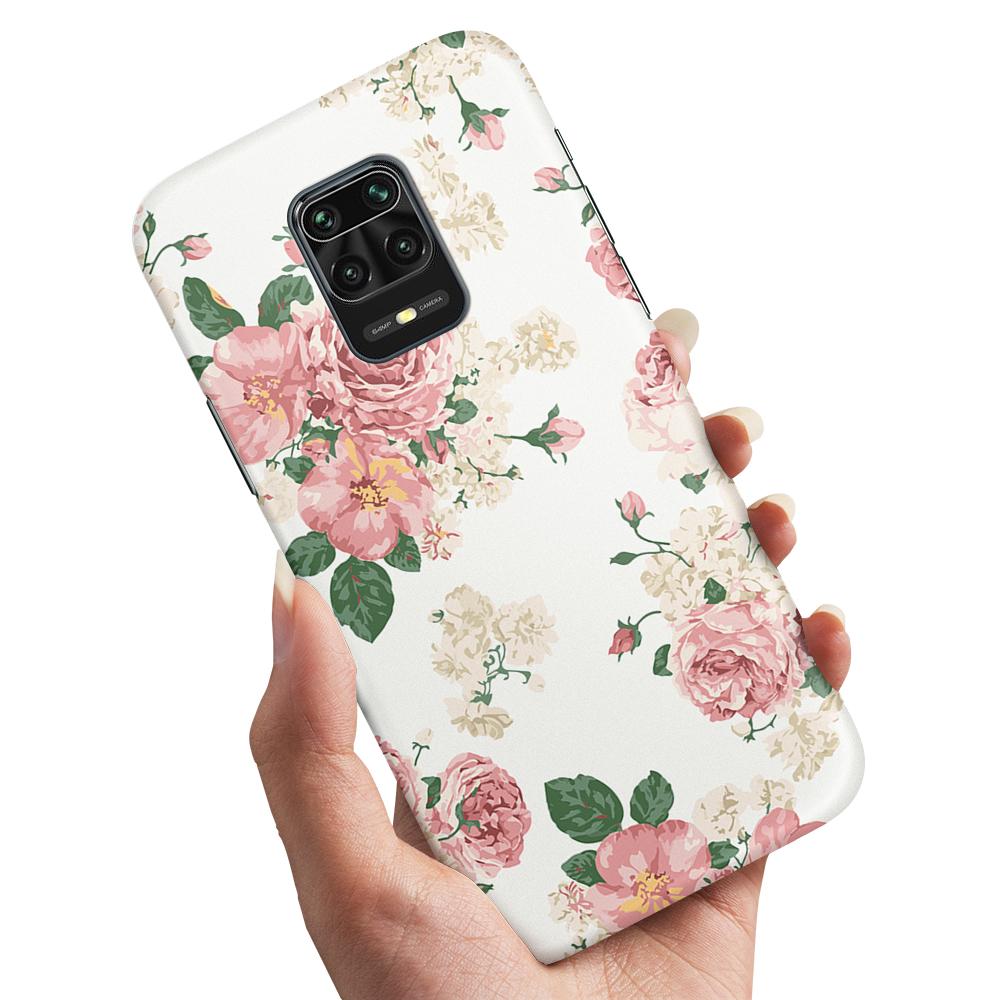 Skal / Mobilskal till Xiaomi Redmi Note 9 Pro - Retro Blommor