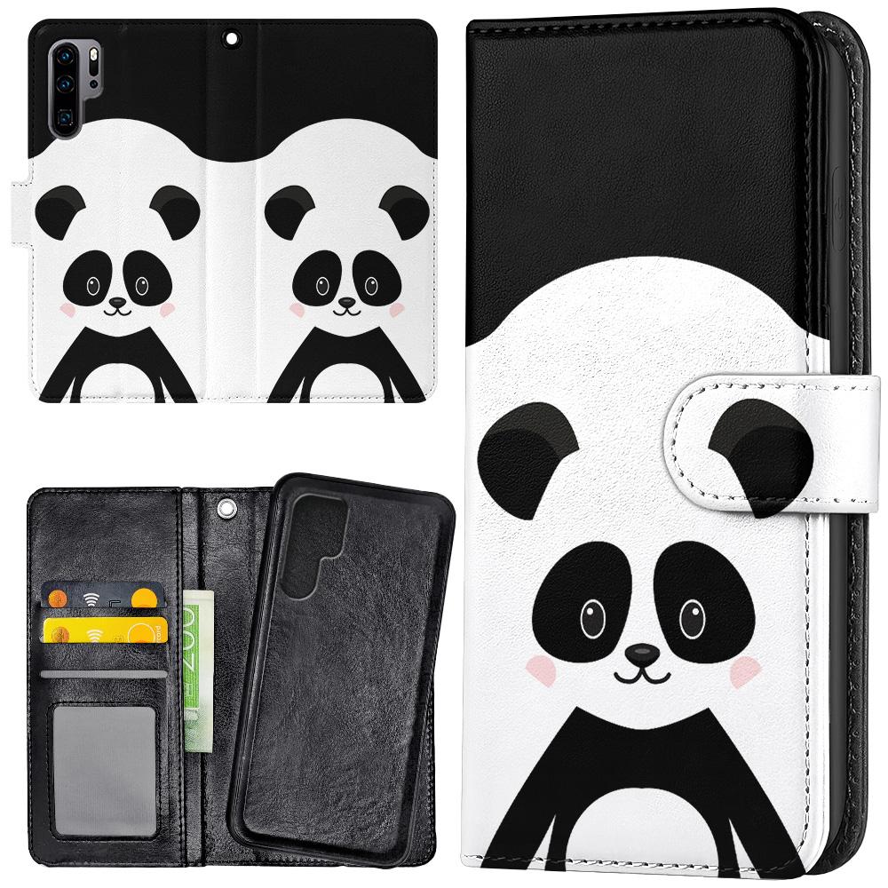 Galaxy Note 10 - Plånboksfodral/Skal Cute Panda
