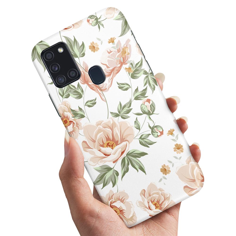 Skal / Mobilskal till Samsung Galaxy A21s - Blommönster