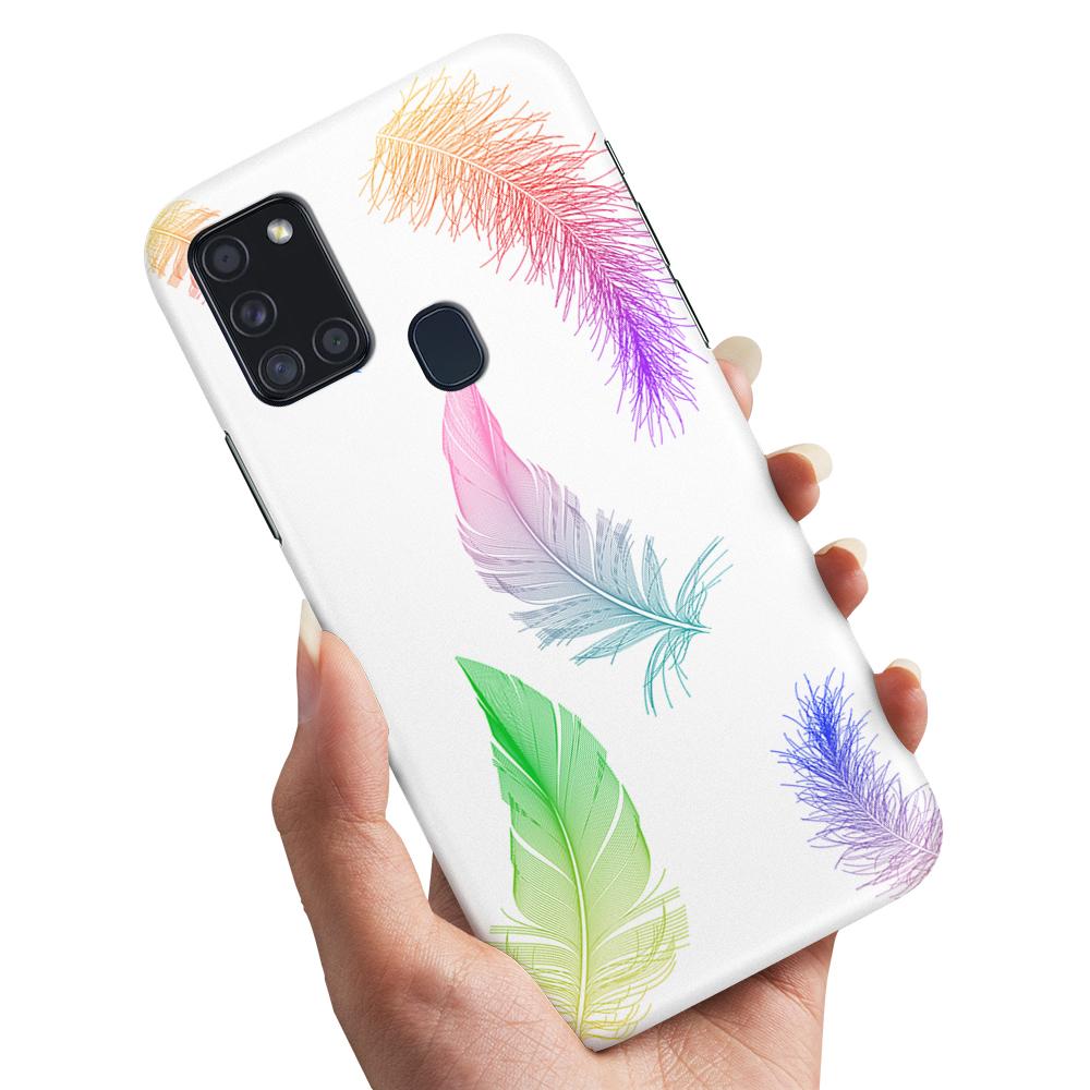 Skal / Mobilskal till Samsung Galaxy A21s - Fjädrar