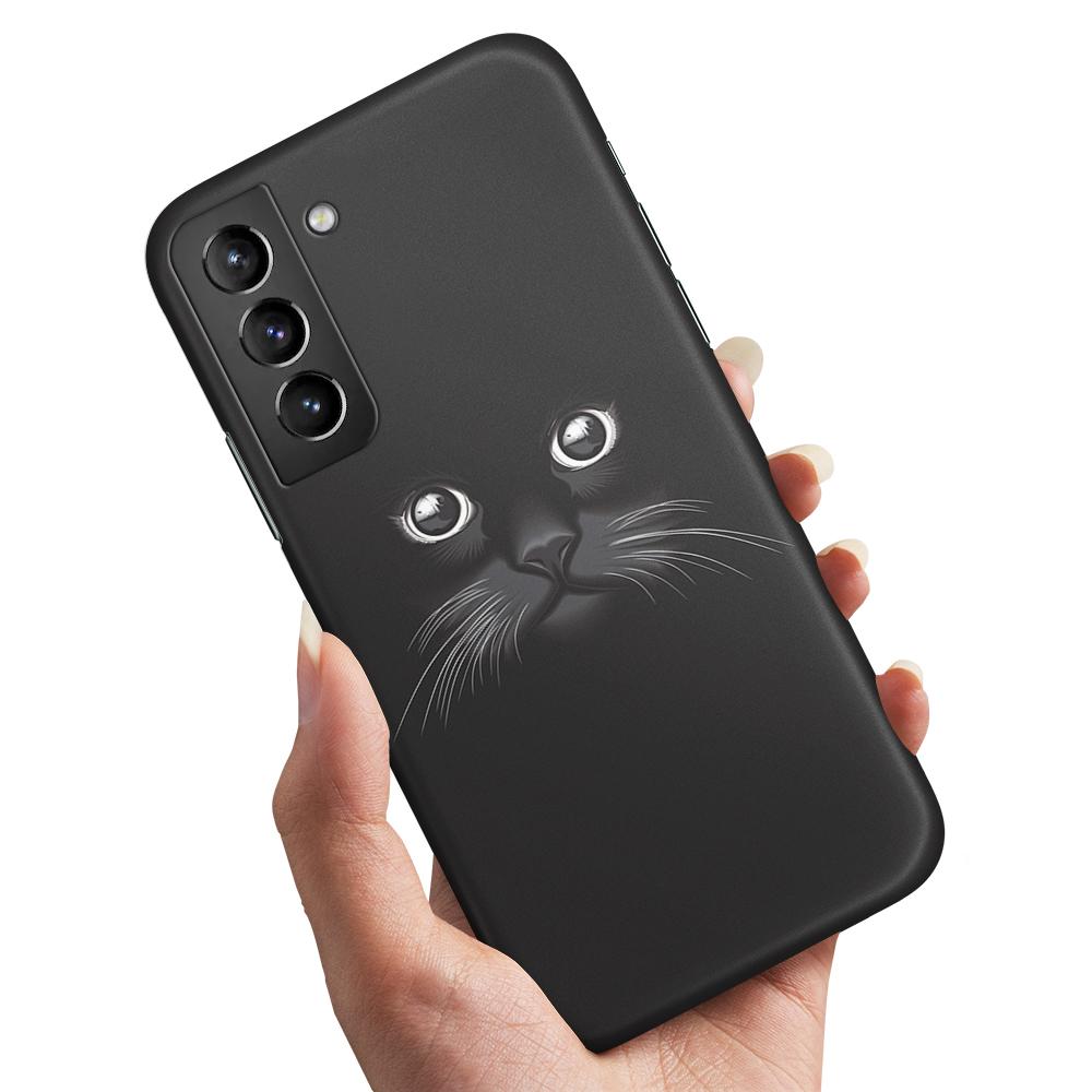 Skal / Mobilskal till Samsung Galaxy S21 Plus - Svart Katt