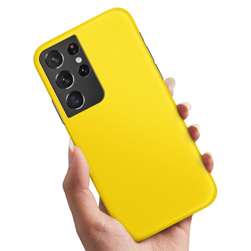 Skal / Mobilskal till Samsung Galaxy S21 Ultra - Gul