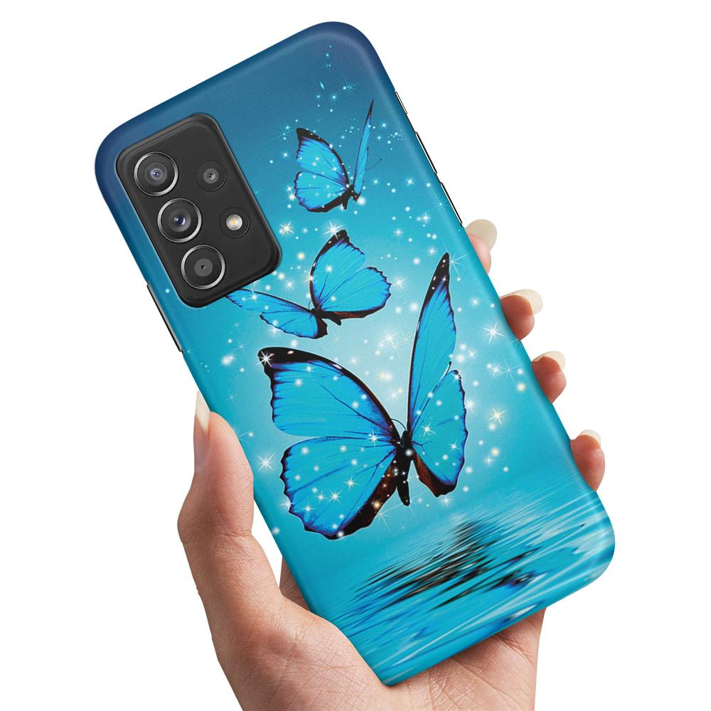 Skal / Mobilskal till Samsung Galaxy A32 - Glittrande Fjärilar