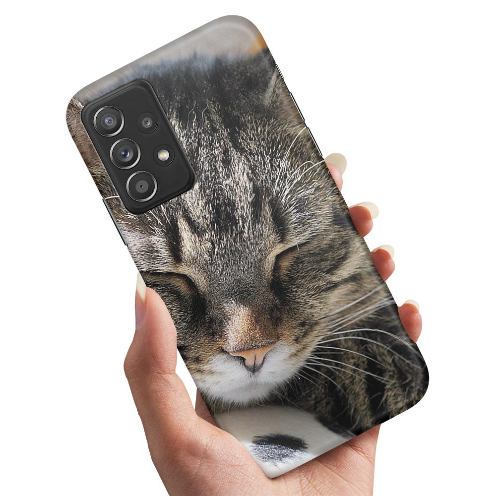 Skal / Mobilskal till Samsung Galaxy A32 5G - Sovande Katt