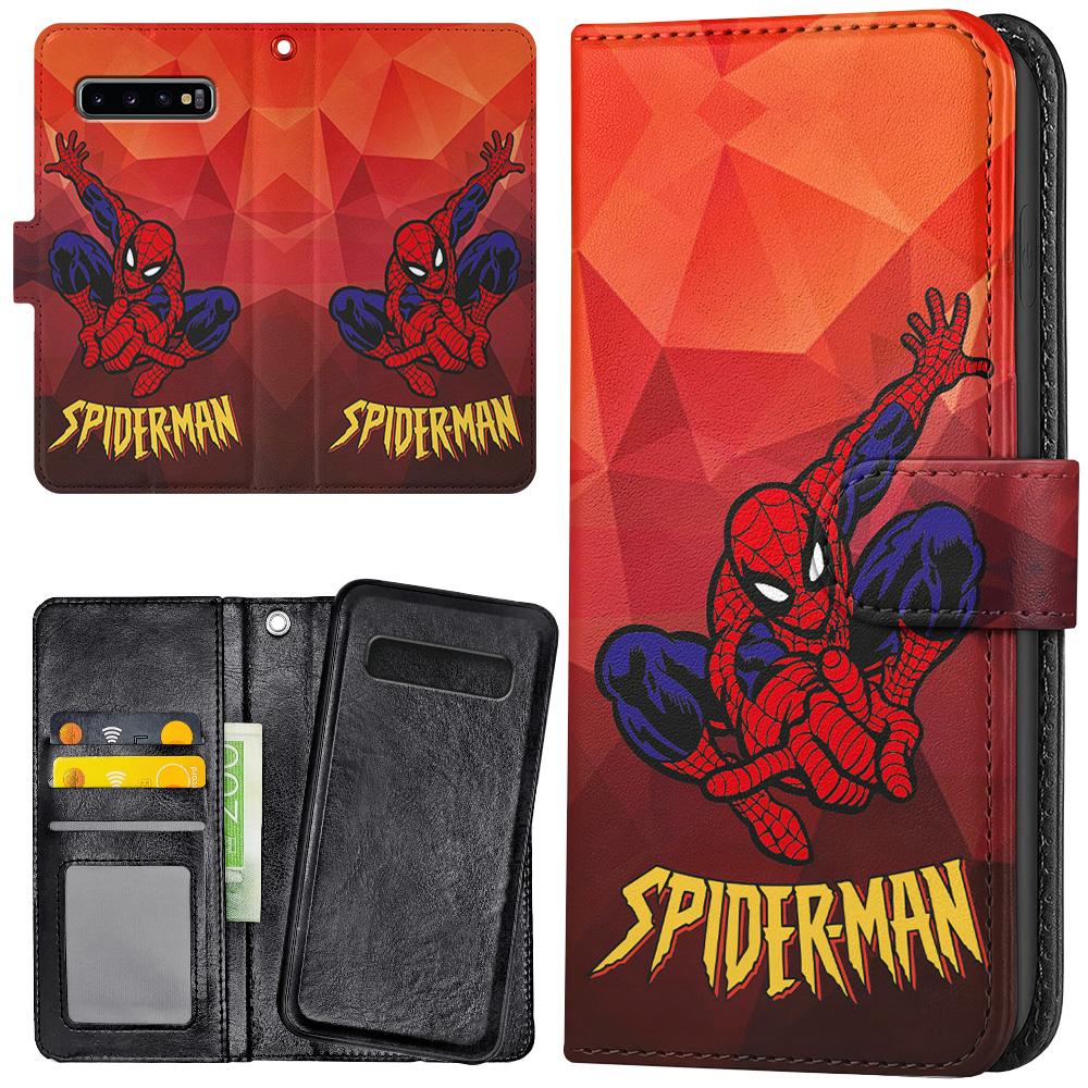 Galaxy S10 Plus - Plånboksfodral/Skal Spider-Man
