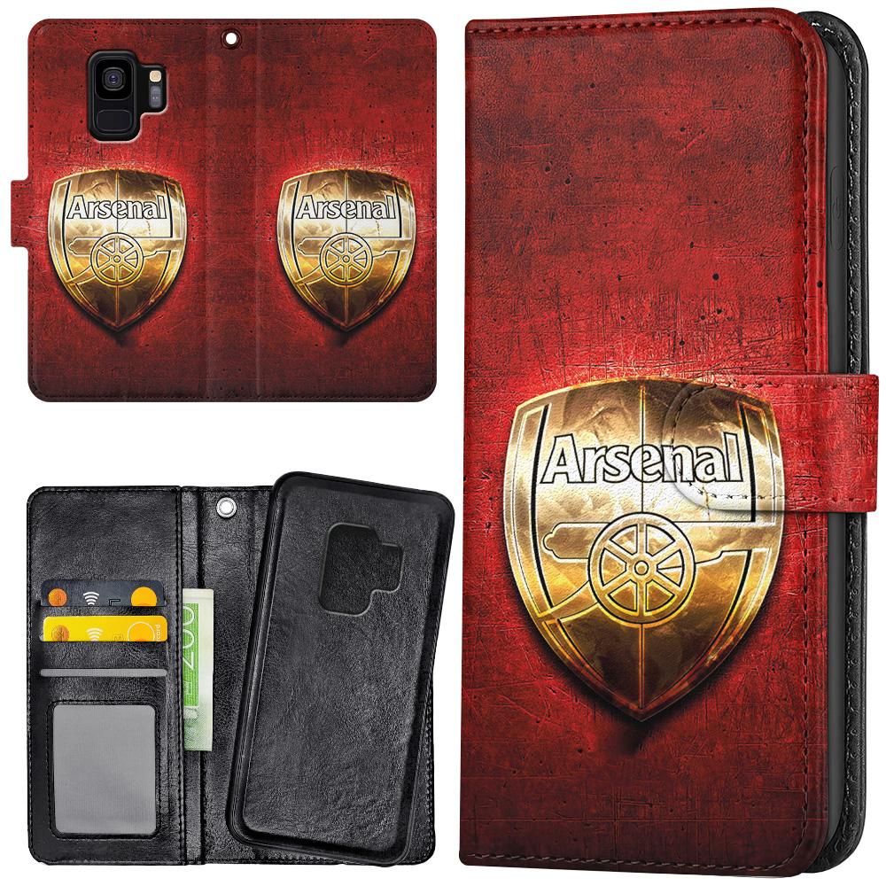 Samsung Galaxy S9 - Plånboksfodral/Skal Arsenal
