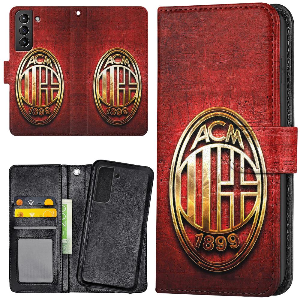 Galaxy S21 Plus - Plånboksfodral/Skal A.C Milan