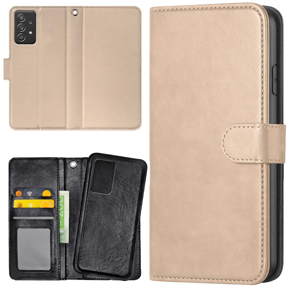 Samsung Galaxy A52/A52s 5G - Plånboksfodral/Skal Beige
